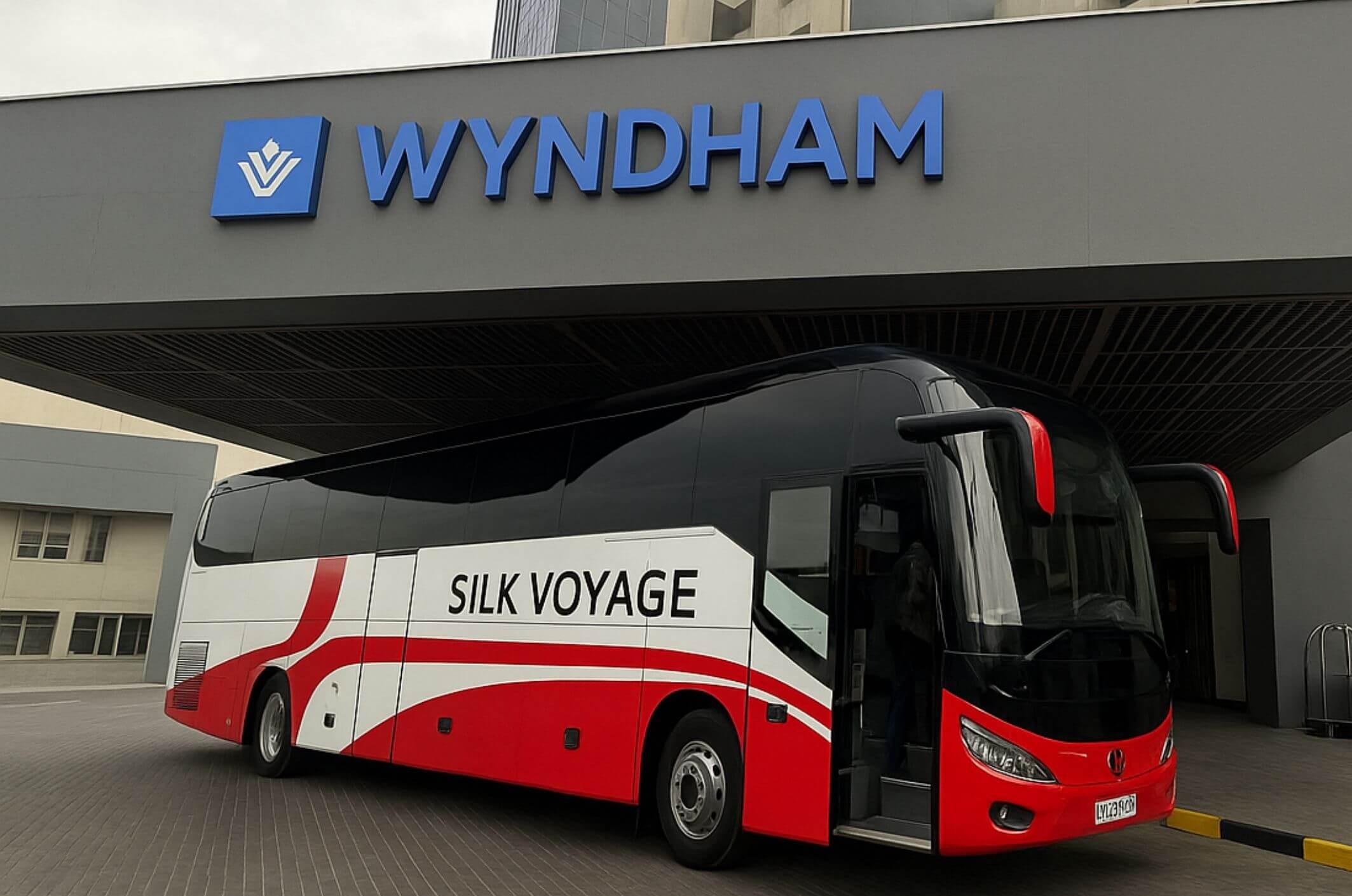 Silk Voyage team exploring a destination